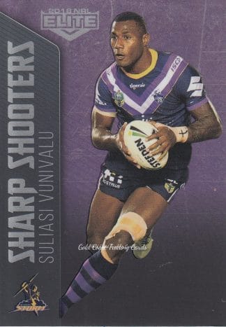 2018 NRL Elite Sharp Shooters - SSH14 Suliasi Vunivalu Melbourne Storm