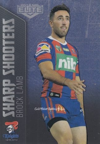 2018 NRL Elite Sharp Shooters - SSH15 Brock Lamb Newcastle Knights