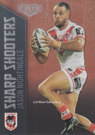 2018 NRL Elite Sharp Shooters - SSH25 Jason Nightingale St George Dragons