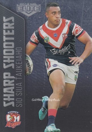 2018 NRL Elite Sharp Shooters - SSH28 Sio Siua Taukeiaho Sydney Roosters