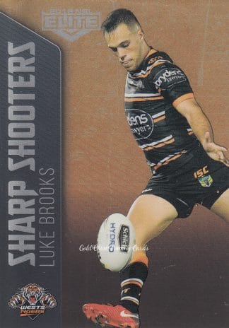 2018 NRL Elite Sharp Shooters - SSH31 Luke Brooks Wests Tigers