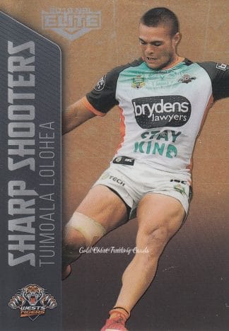 2018 NRL Elite Sharp Shooters - SSH32 Tuimoala Lolohea Wests Tigers