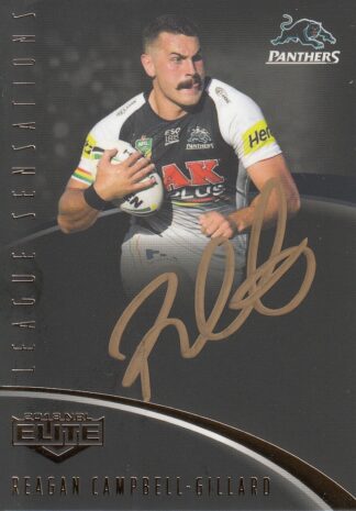 2018 NRL Elite League Sensations Black Signature - LSB11 Reagan Campbell-Gillard Penrith Panthers