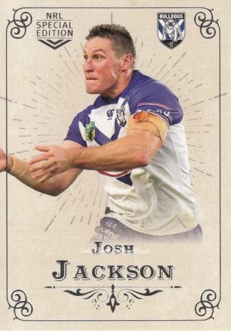 2018 NRL Glory Common Card - Base 012 Josh Jackson Canterbury Bulldogs