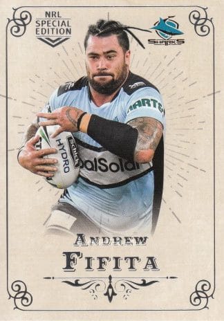 2018 NRL Glory Common Card - Base 016 Andrew Fifita Cronulla Sharks