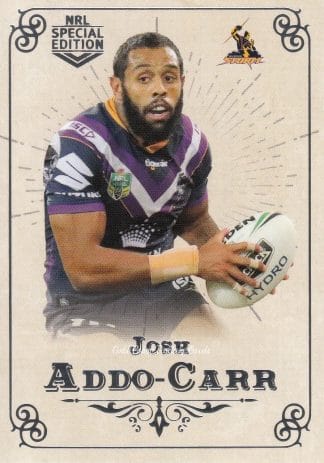 2018 NRL Glory Common Card - Base 031 Josh Addo-Carr Melbourne Storm