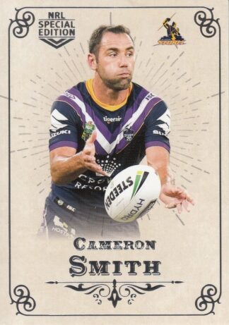 2018 NRL Glory Common Card - Base 034 Cameron Smith Melbourne Storm