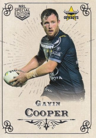2018 NRL Glory Common Card - Base 041 Gavin Cooper North QLD Cowboys