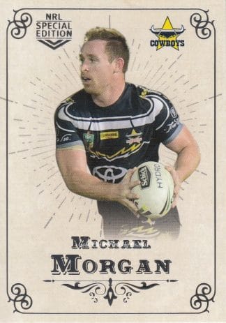 2018 NRL Glory Common Card - Base 042 Michael Morgan North QLD Cowboys