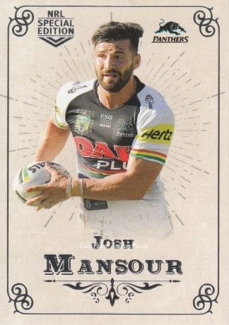 2018 NRL Glory Common Card - Base 053 Josh Mansour Penrith Panthers