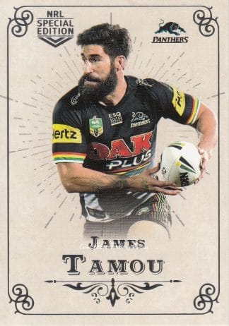 2018 NRL Glory Common Card - Base 055 James Tamou Penrith Panthers