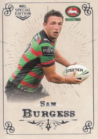 2018 NRL Glory Common Card - Base 056 Sam Burgess South Sydney Rabbitohs