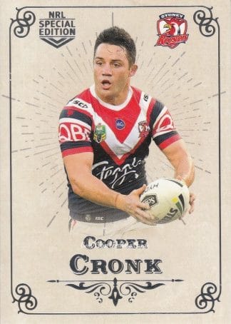 2018 NRL Glory Common Card - Base 067 Cooper Cronk Sydney Roosters