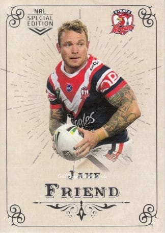 2018 NRL Glory Common Card - Base 068 Jake Friend Sydney Roosters
