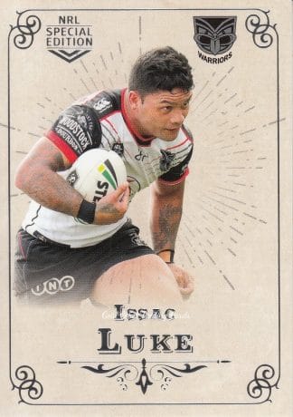 2018 NRL Glory Common Card - Base 073 Issac Luke Warriors