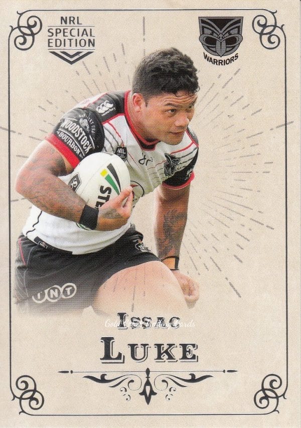 2018 NRL Glory Common Card - Base 073 Issac Luke Warriors