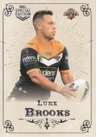 2018 NRL Glory Common Card - Base 076 Luke Brooks Wests Tigers