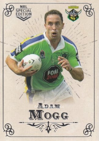 2018 NRL Glory Common Card - Base 087 Adam Mogg Canberra Raiders