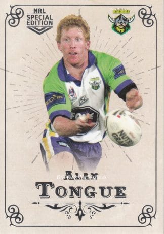 2018 NRL Glory Common Card - Base 088 Alan Tongue Canberra Raiders