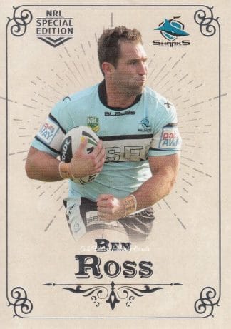 2018 NRL Glory Common Card - Base 099 Ben Ross Cronulla Sharks