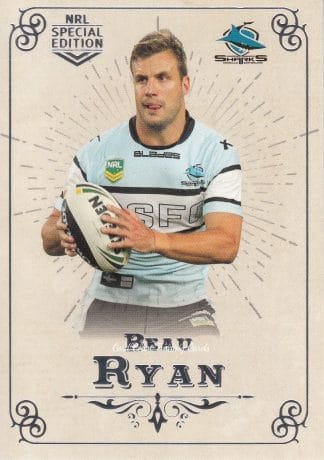 2018 NRL Glory Common Card - Base 100 Beau Ryan Cronulla Sharks
