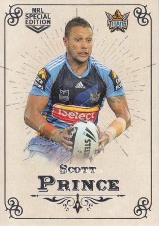 2018 NRL Glory Common Card - Base 104 Scott Prince Gold Coast Titans