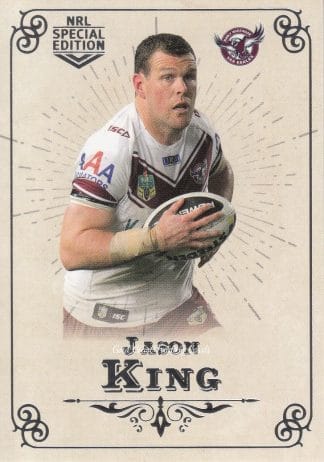2018 NRL Glory Common Card - Base 106 Jason King Manly Sea Eagles
