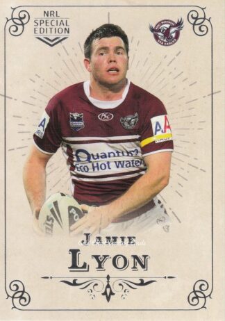 2018 NRL Glory Common Card - Base 107 Jamie Lyon Manly Sea Eagles