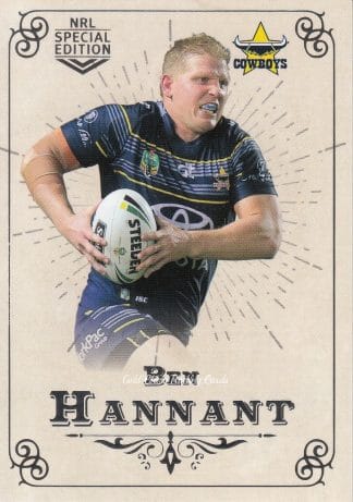 2018 NRL Glory Common Card - Base 123 Ben Hannant North QLD Cowboys