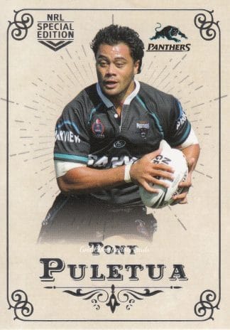 2018 NRL Glory Common Card - Base 132 Tony Puletua Penrith Panthers