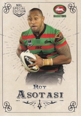 2018 NRL Glory Common Card - Base 136 Roy Asotasi South Sydney Rabbitohs