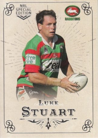 2018 NRL Glory Common Card - Base 139 Luke Stuart South Sydney Rabbitohs