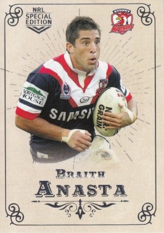 2018 NRL Glory Common Card - Base 146 Braith Anasta Sydney Roosters