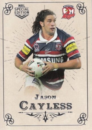 2018 NRL Glory Common Card - Base 147 Jason Cayless Sydney Roosters