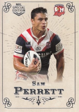 2018 NRL Glory Common Card - Base 149 Sam Perrett Sydney Roosters