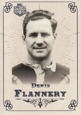 2018 NRL Glory Common Card - Base 163 Denis Flannery