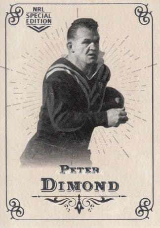 2018 NRL Glory Common Card - Base 165 Peter Dimond