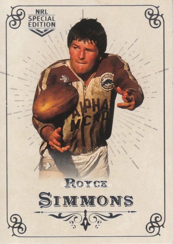 2018 NRL Glory Common Card - Base 171 Royce Simmons Penrith Panthers
