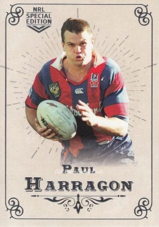 2018 NRL Glory Common Card - Base 178 Paul Harragon Newcastle Knights