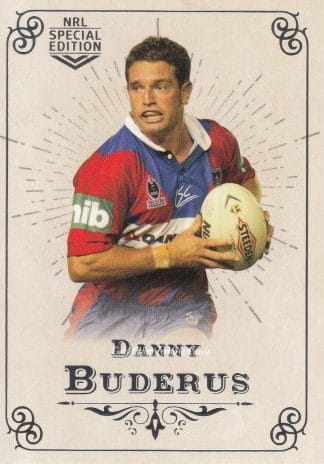 2018 NRL Glory Common Card - Base 184 Danny Buderus Newcastle Knights