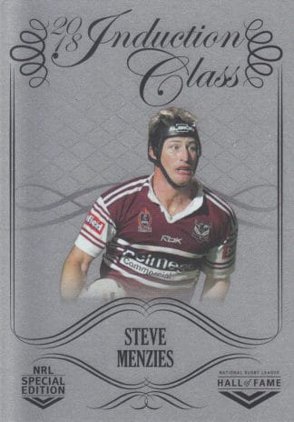 2018 NRL Glory Charter Class Chrome - CCC104 Steve Menzies Manly Sea Eagles