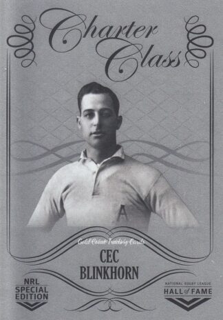 2018 NRL Glory Charter Class Chrome - CCC016 Cec Blinkhorn