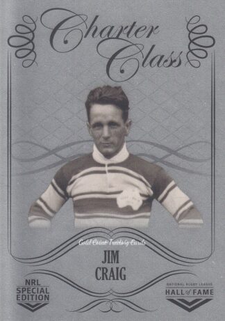 2018 NRL Glory Charter Class Chrome - CCC018 Jim Craig