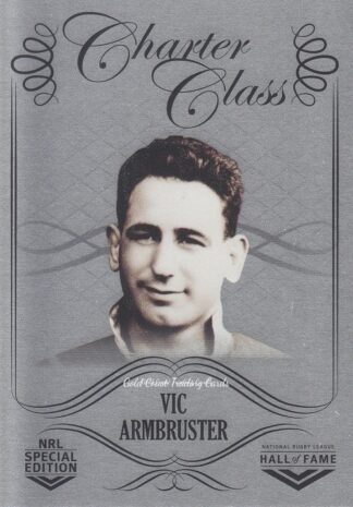 2018 NRL Glory Charter Class Chrome - CCC022 Vic Armbruster