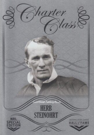 2018 NRL Glory Charter Class Chrome - CCC025 Herb Steinohrt