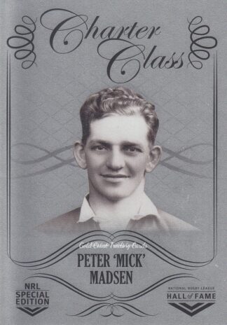 2018 NRL Glory Charter Class Chrome - CCC026 Peter Madsen