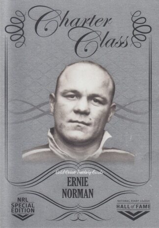 2018 NRL Glory Charter Class Chrome - CCC033 Ernie Norman
