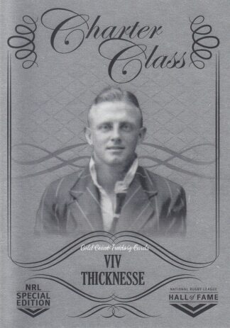 2018 NRL Glory Charter Class Chrome - CCC034 Viv Thicknesse