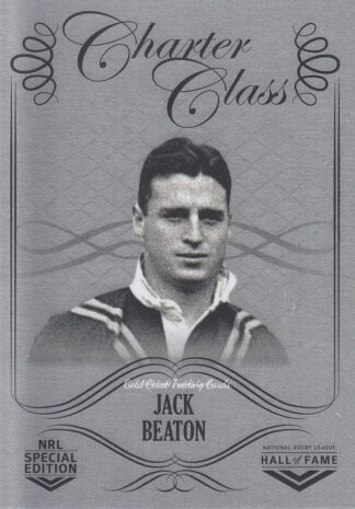 2018 NRL Glory Charter Class Chrome - CCC036 Jack Beaton