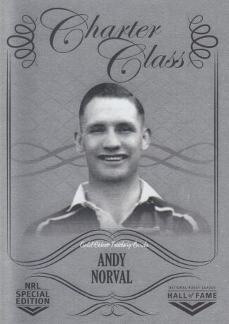 2018 NRL Glory Charter Class Chrome - CCC037 Andy Norval